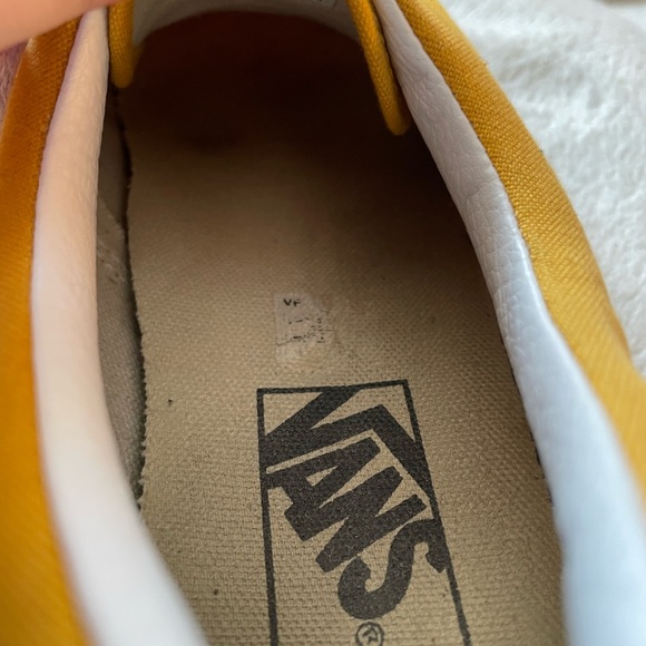 Women’s Mustard Coloured Vans Sneakers - Picture 8 of 10